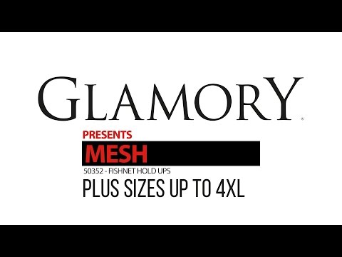 Glamory Mesh Hold Ups - Plus Size Product Video