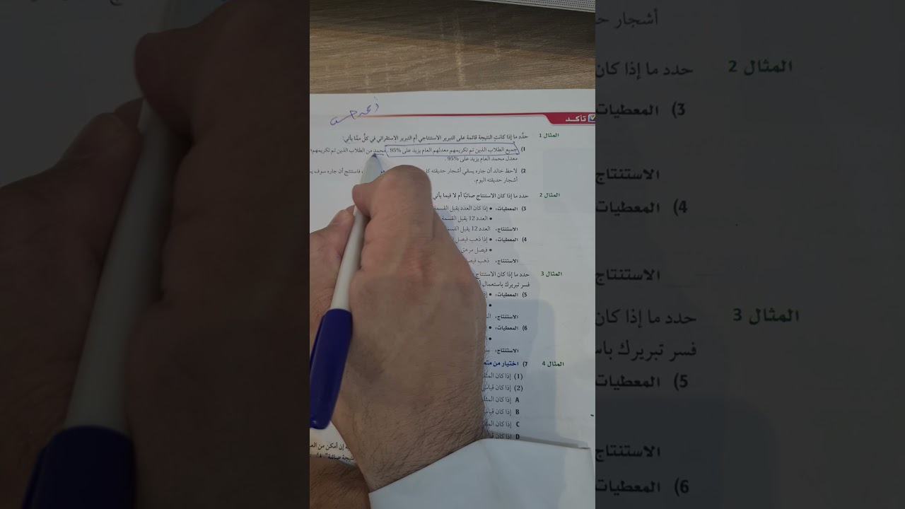 1-4 التبرير الاستنتاجي