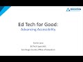 SXSW Ed Tech for Good: Advancing Accessibility