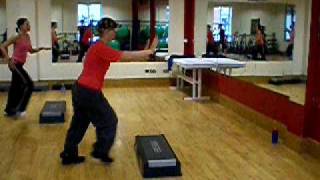 Beginners to intermediate step aerobics class in ClubVitae on Thursday 14th August.