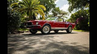 1968 Shelby GT500KR Convertible has arrived!