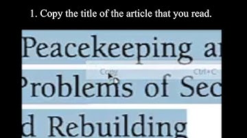 Search for an article