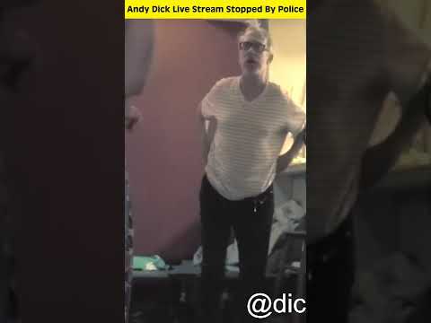 Andy Dick Live Stream Stopped By Police #SHORTS