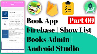 Book App Firebase | 09 Show Books Admin | Android Studio | Ict Foysal | Java screenshot 5
