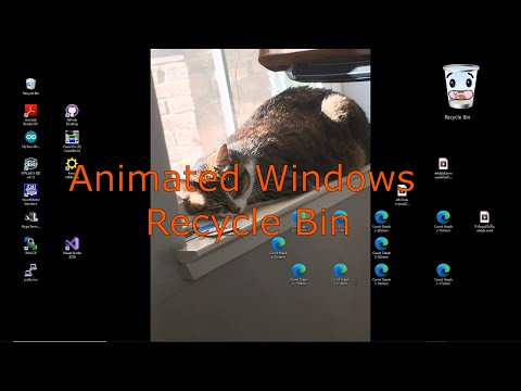 Animated Windows Recycle Bin