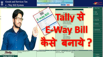 Automatic e way bill generation in tally I How to generate e way bill from tally Direct
