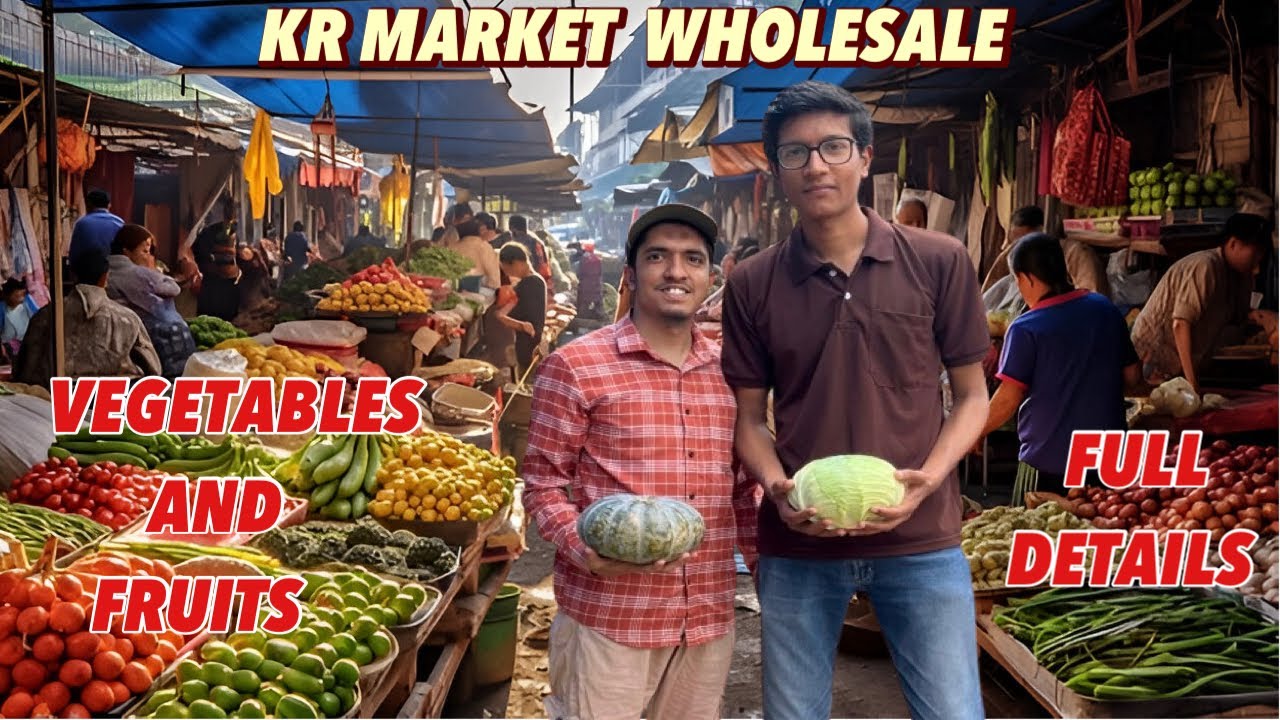 Bangalore KR Market Fruits And Vegetables Details With Prices | LivinOff Vlogs
