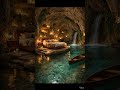 waterfall cave 💦👉 hidden luxury bedroom 🤯😮