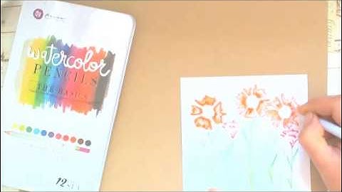 The Crafters Workshop DT - Watercolor effects card