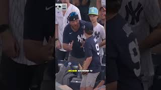 The child happily catches the baseball, but why does the father look so nervous?