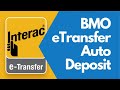 BMO eTransfer Autodeposit Setup for Small Business