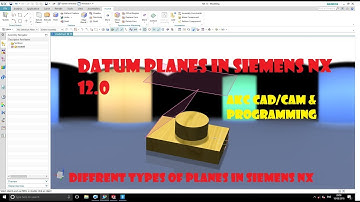 SIEMENS NX 12 TUTORIAL|| HOW TO USE DATUM PLANES IN NX UNIGRAPHICS|| NX TUTORIAL HINDI||