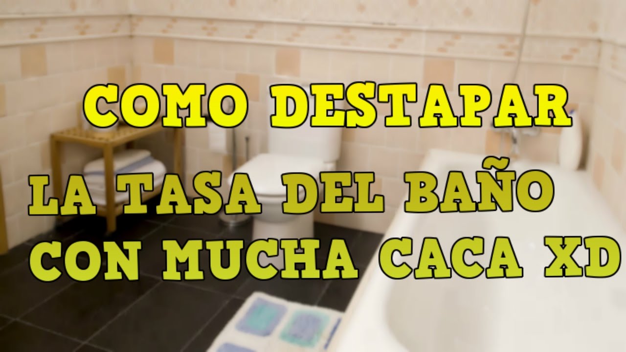 DESTAPANDO LA TASA DEL BAÑO CON CACA!!!!!!!! - YouTube