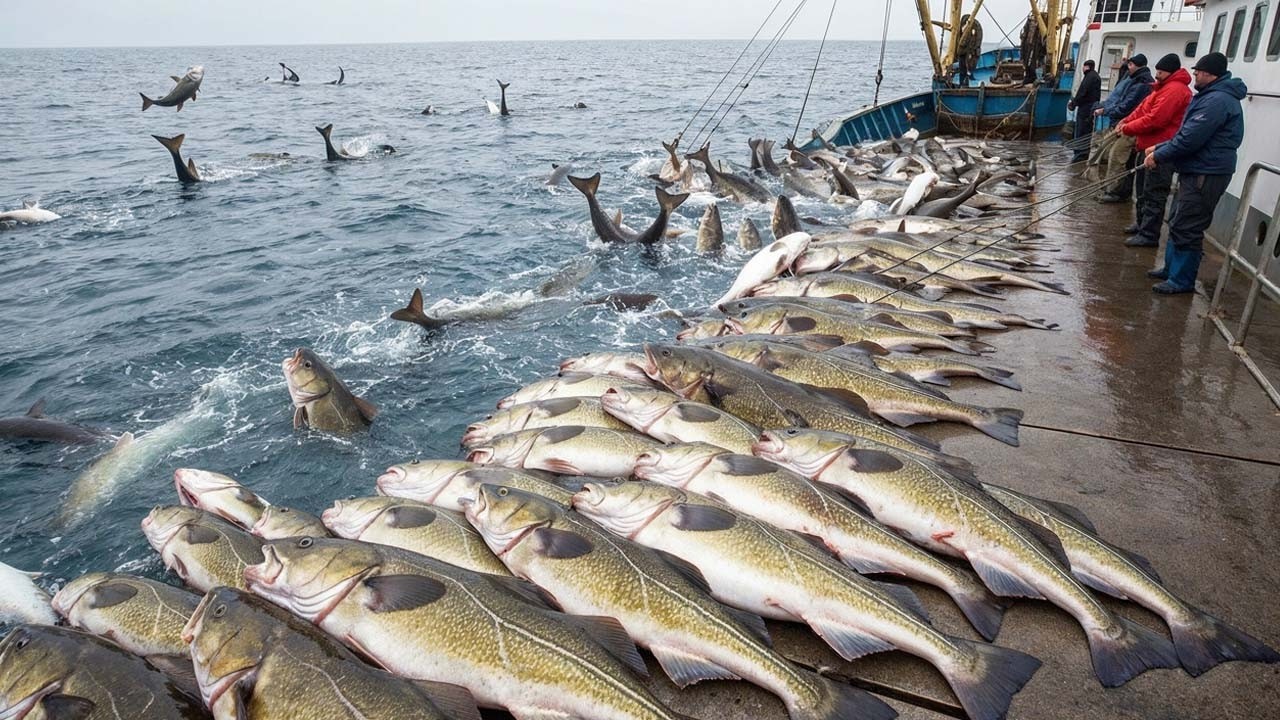 The Most Insane Fishing Day – Thousands of Cod, Octopus & Snow Crabs Pulled Up in Minutes