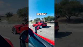 Dodge Viper Fly By And Aventador Sv Exhaust Sounds