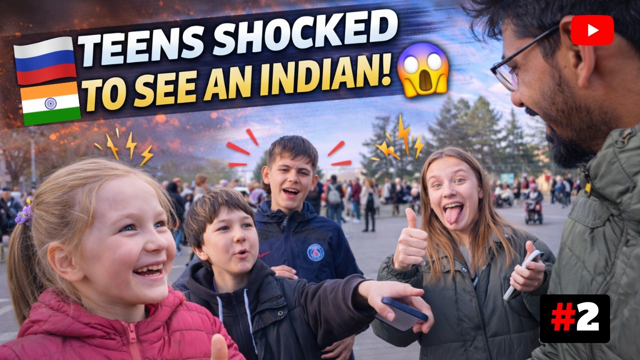 Met Russian Kids on the Street 🇷🇺 | Their Reaction + Military Show 😳