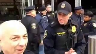 TYRANT ALERT - 1st Amendment audit -  Arrested on public sidewalk by private security