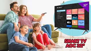 Televisão 32 Polegadas AOC Smart TV Roku HD com HDMI USB Wi-Fi Conversor Digital | COMPRE NA AMAZON