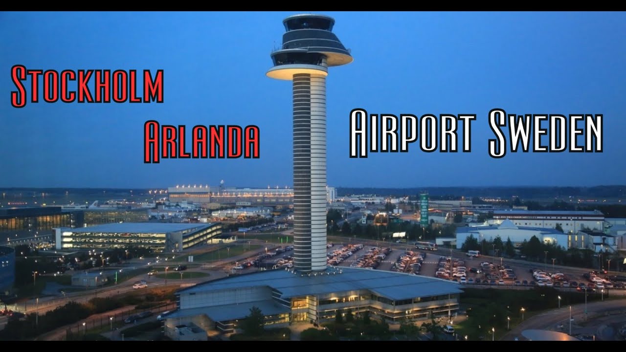 Landing And Walking - Stockholm Arlanda  Airport Sweden