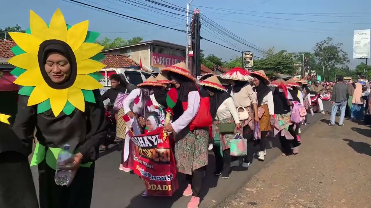 Karnaval kecamatan Karanganyar Kabupaten Pekalongan 17 Agustus 2025