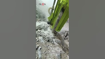 Practical application of integrated rock drill and splitter‌