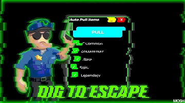 [NEW] Roblox Dig to Escape Script - Get any Items (Auto Pull All Items), Instant Escape | [Pastebin]