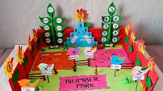 Math Project For Cl 1 Math Number Park Math Tlm For School Student