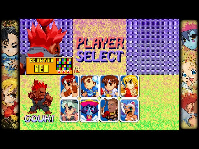 ファイターとヴァンパイアがパズルで戦う】スーパーパズルファイター