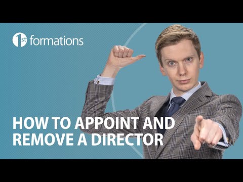 Video: How To Formalize The Dismissal Of A Company Director