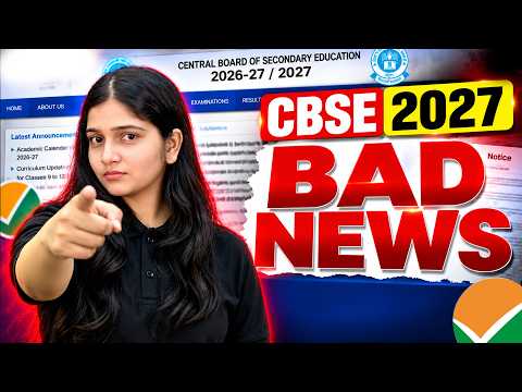 CBSE Bad News 😳 [Topic] Changed for Boards 2027 | Gunjan Ma’am