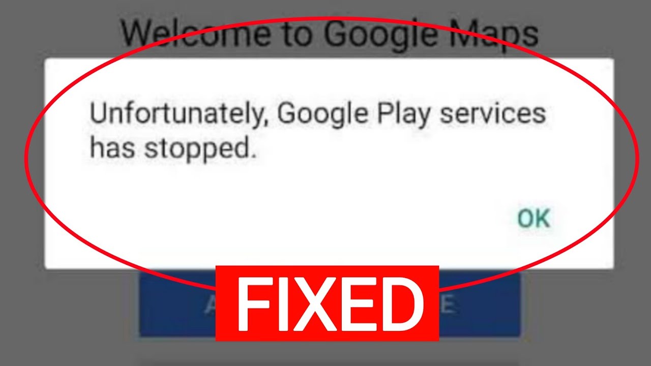 How to fix unfortunately google play services has stopped || Fix google ...