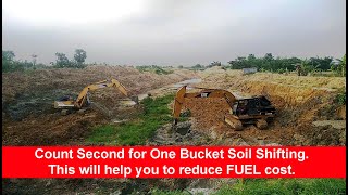 Excavator Bucket Shifting ll How to calculate fuel costs?