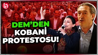 DEM Parti, Kobani kararlarını meydanlarda böyle protesto etti!