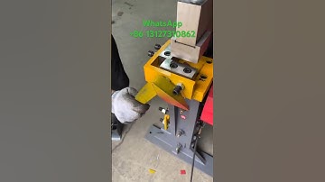 Angle steel cutting machine, angle steel punching machine design