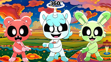 Smiling Critters POKEDANCE in 360 VR Finding Challenge  Poppy playtime 3