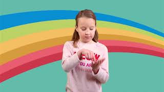 Chicken in Sign Language, ASL Dictionary for kids