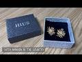 Elegant Firework Zircon Earrings with Lightweight Design