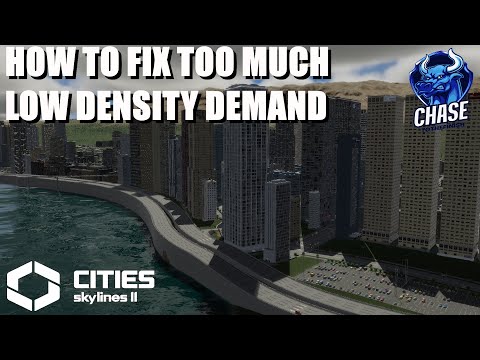 Cities Skylines 2 | Too Much Low Density Residential Fix | Build Downtown Areas Easily