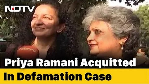 Watch: Priya Ramani Reacts To Big Verdict vs MJ Akbar