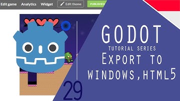 Godot  3.x- 29 : Exporting to Windows, HTML5