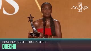Doechii Takes Center Stage As Winner Of Best Female Hip Hop Artist! | #BETAwards BET Awards '25