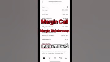 Understanding margin call. #msty #robinhood #schd #yieldmax #monthlydividend #monthlydividends