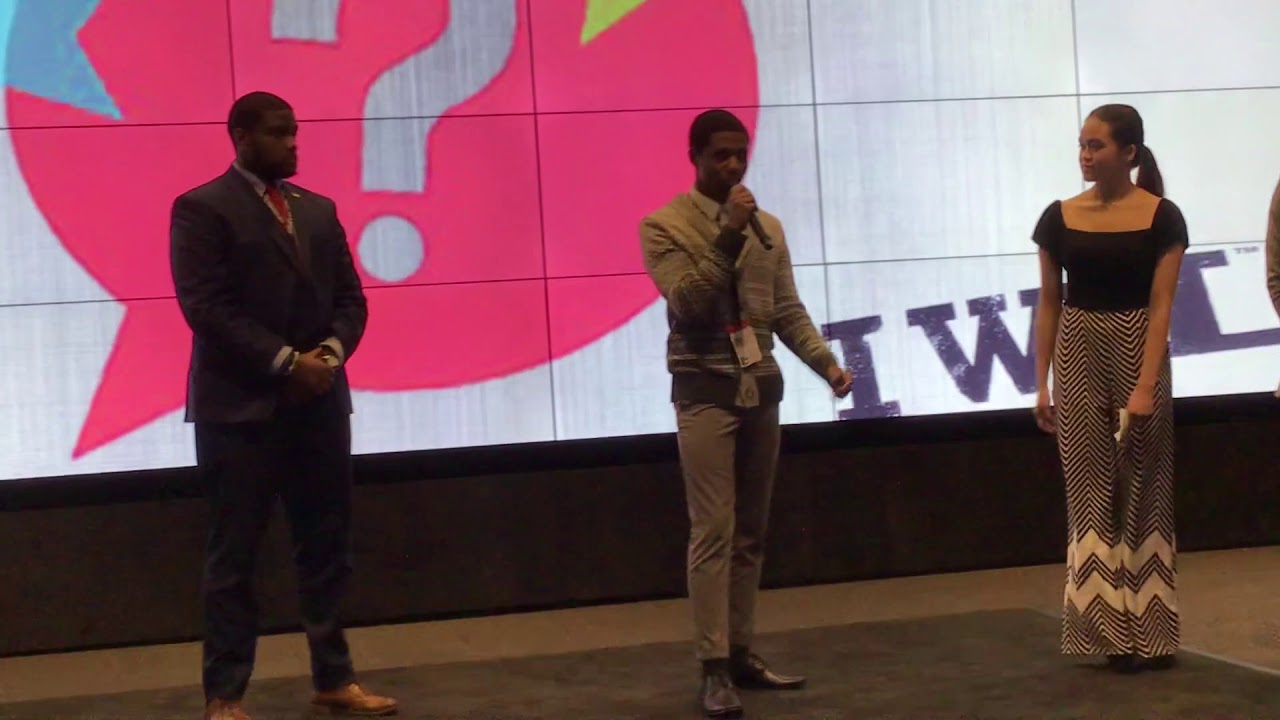 Amari Parris Answering Questions at Under Armour Career Combine 2019