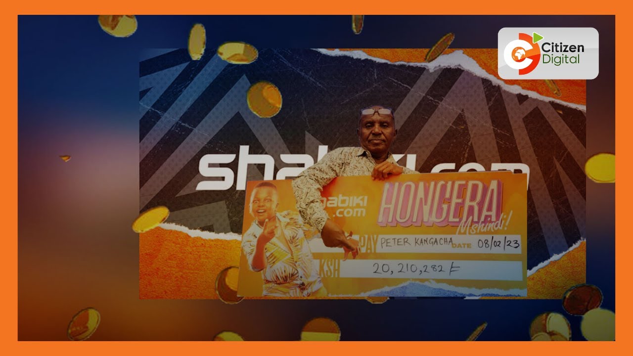 Kangacha wins ksh20m in the Shabiki jackpot Mbao YouTube
