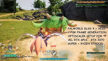 Palworld DLSS 4 Upscaler + XeSS / FSR Frame Generation Optiscaler OptiPatcher Setup for All RTX GPUs