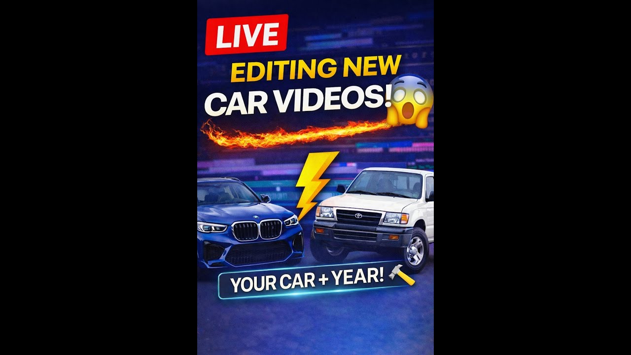 LIVE🔴 Editing Car Judge Shorts – Hang Out & Drop Your Car 🚗🔨