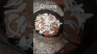 Baked Salmon W Onions