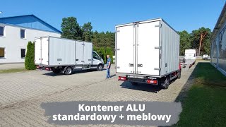 Kontener ALU standardowy + meblowy by D.A.C. NADWOZIA PRZYCZEPY CAMPERY 4X4 332 views 1 year ago 3 minutes, 22 seconds