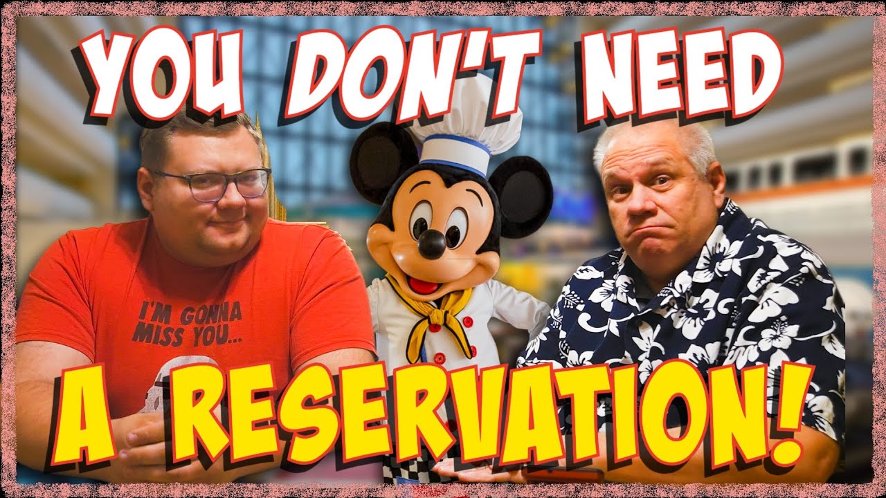 Disney Dining Hacks | When You DON'T Need Reservations