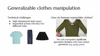 RMDO: Generalizable Clothes Manipulation with Large Language Model